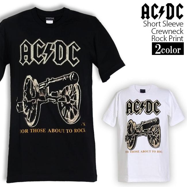 ロックTシャツ バンドTシャツ パンク AC/DC エーシーディーシー メンズ