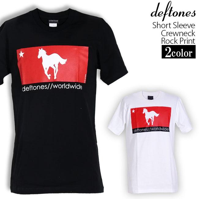 ロックtシャツ バンドtシャツ パンク Deftones デフトーンズ worldwide