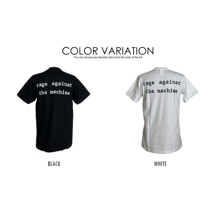 ロックtシャツ バンドtシャツ パンク RAGE AGAINST THE MACHINE レイジ