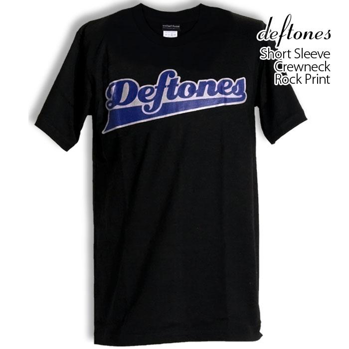 ロックtシャツ バンドtシャツ パンク Deftones デフトーンズ 野球 