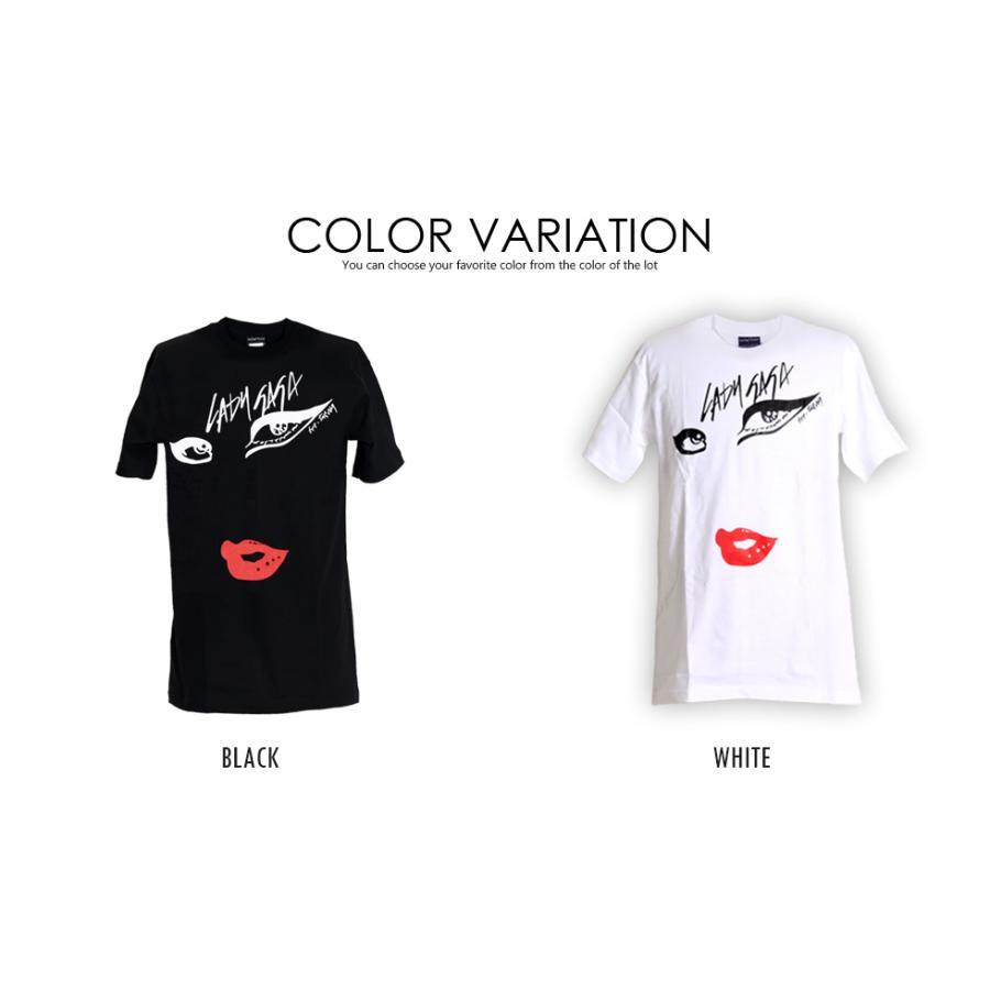 ロックtシャツ バンドtシャツ パンク バンドTシャツ LADY GAGA