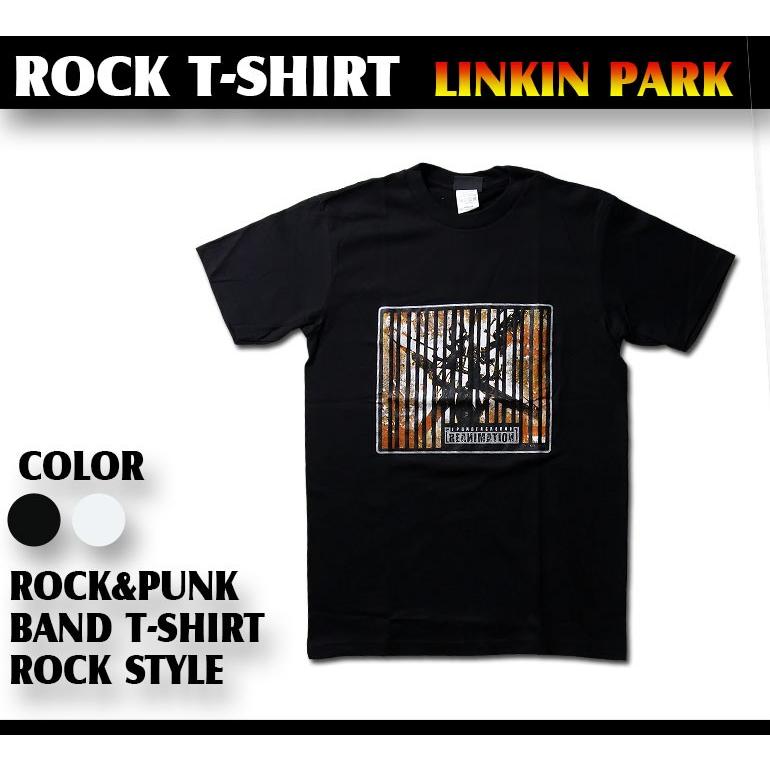 ロックtシャツ バンドtシャツ パンク Linkin Park リンキン パーク 牢獄ロゴ Mサイズ Lサイズ 黒色 白色 Wof357 T Link 通販 Yahoo ショッピング