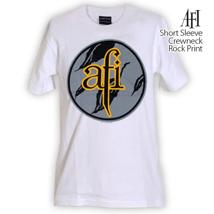 ロックtシャツ バンドtシャツ パンク AFI エー エフ アイ シンプルロゴ