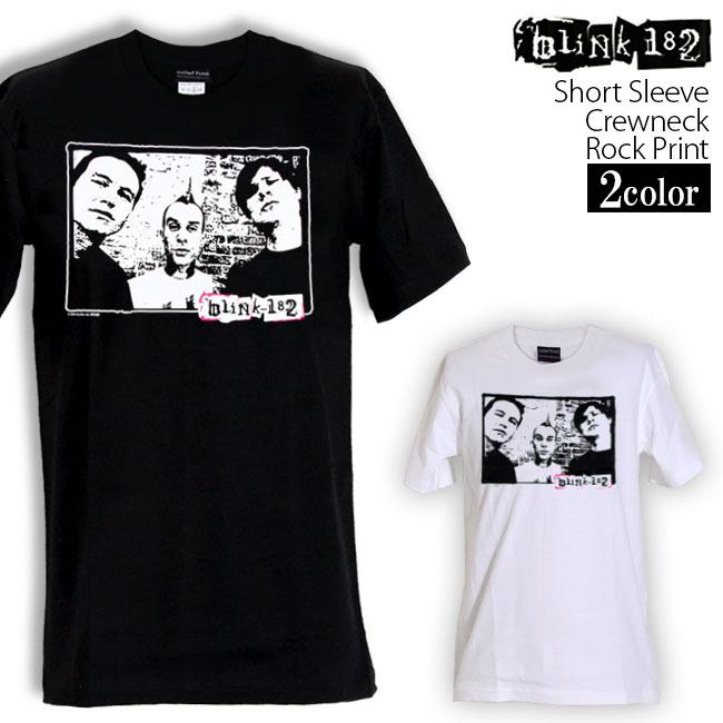 ロックtシャツ バンドtシャツ パンク Blink-182 ブリンク 182 メンバー