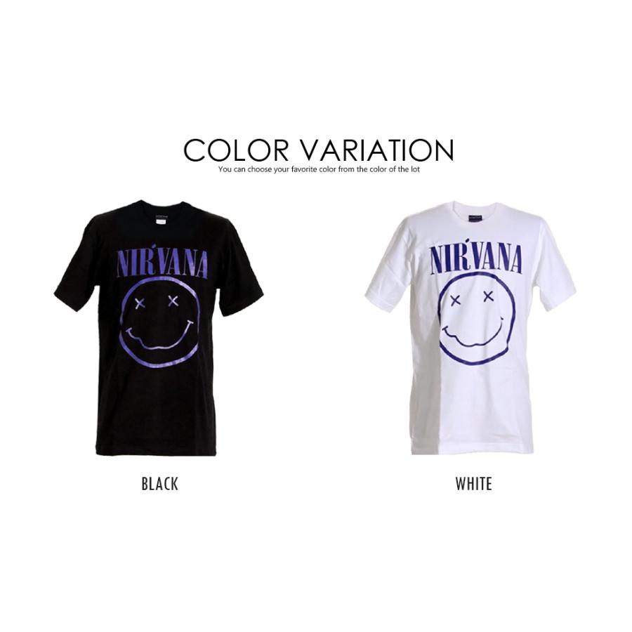 ニルヴァーナ　Tシャツ バンドT NIRVANA ロックtシャツ バンドtシャツ パンク NIRVANA ニルヴァーナ メンバー