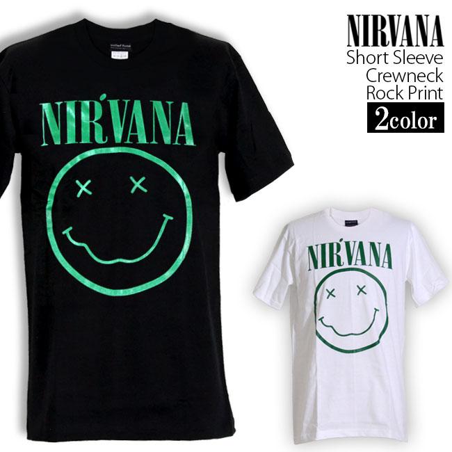 ロックtシャツ バンドtシャツ パンク Nirvana ニルヴァーナ ニルバーナ