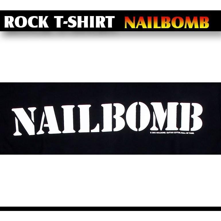 ロックtシャツ バンドtシャツ パンク Nailbomb ネイルボム M Lサイズ 黒色 白色 Wof427 T Link 通販 Yahoo ショッピング