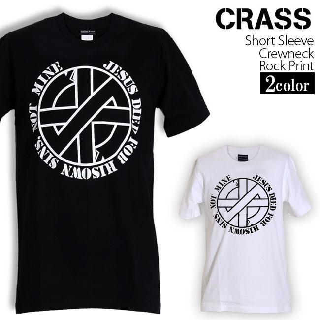 ロックtシャツ バンドtシャツ パンク CRASS クラス 定番ロゴ M L ロックtシャツ バンドtシャツ パンク CRASS クラス 定番ロゴ M L