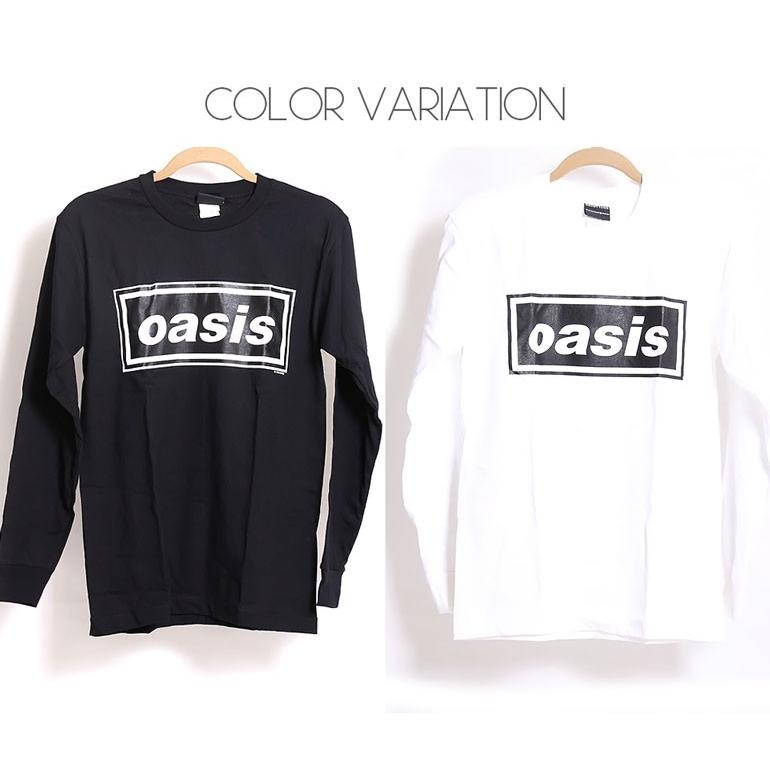 ロックtシャツ バンドtシャツ パンク 長袖 Tシャツ メンズ Oasis シンプルロゴ 黒 白 2 Mサイズ Lサイズ 黒色 白色 Wol042 T Link 通販 Yahoo ショッピング