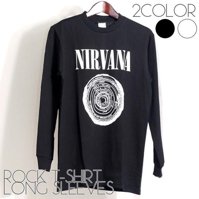 11485 NIRVANA 長袖 ロックTシャツ バンドT 両面プリント L 11485 NIRVANA 長袖 ロックTシャツ バンドT 両面プリント L