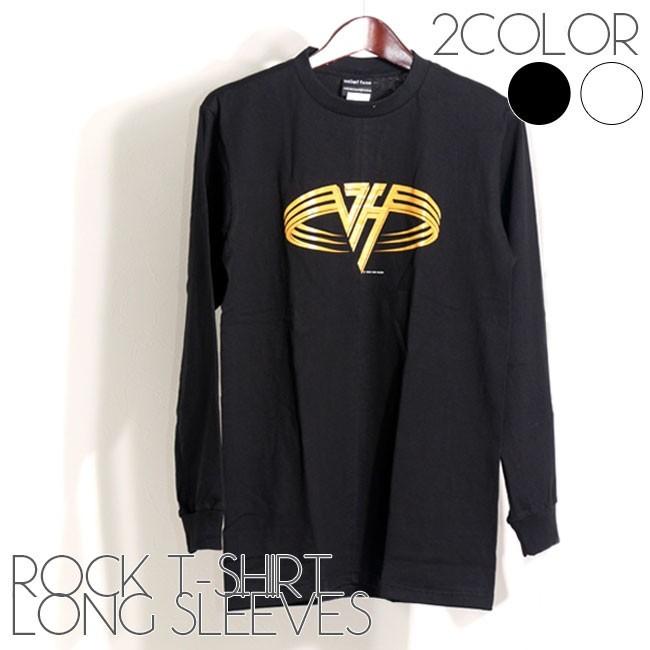 ロックTシャツ バンドTシャツ 長袖 メンズ VAN HALEN ヴァン
