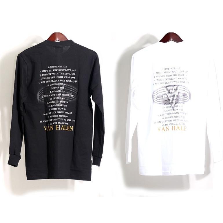 ロックTシャツ バンドTシャツ 長袖 メンズ VAN HALEN ヴァン