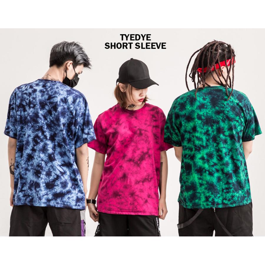 タイダイ柄 Tシャツ メンズ カラフル タイダイ染 半袖 レディース
