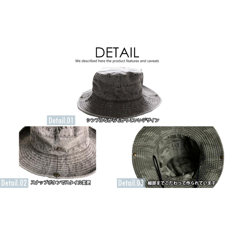 サファリハット メンズ レディース 大きい 夏 迷彩 カーキ