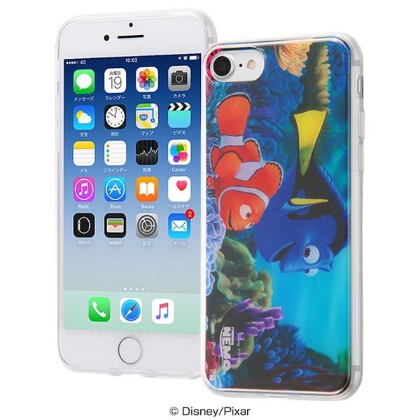 iPhone SE3 SE2 8 7 第3世代 第2世代 iPhoneSE ディズニー ピクサー カバー ケース 耐衝撃 衝撃に強い 保護 透明 パネル 交換 かわいい 軽量 軽い ソフト｜t-mall-tfn