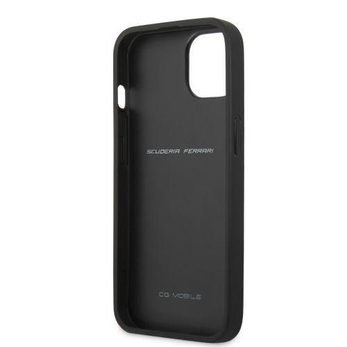 iPhone13 ケース フェラーリ 公式ライセンス カーボン調PUレザー 背面ケース エンブレム ブランド カバー 保護 シンプル おしゃれ かっこいい メンズ | air-J | 03