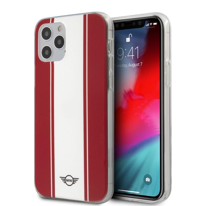 MINI HC PC/TPU HORIZ STRIPES RED iPhone12/12Pro : TOP1.comYahoo