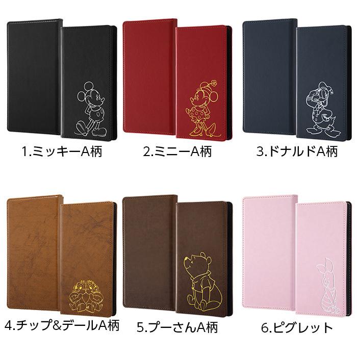 ミッキー&ミニー☆マルチ手帳型スマホキャンバスカバー：15.2