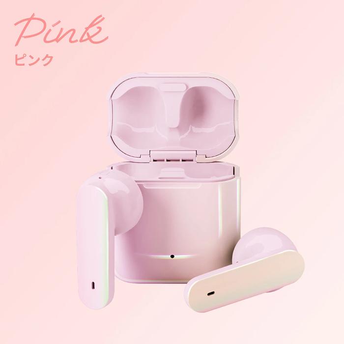ピンク ワイヤレスイヤホン インイヤー型 有線イヤホン ステレオ インナーイヤー型 ピンク イヤホン 有線