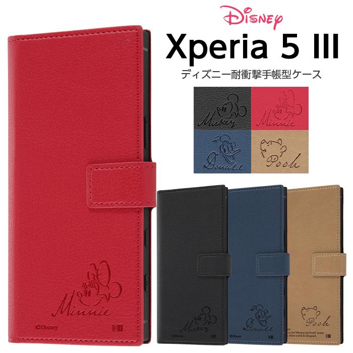 Xperia 5 III ケース カバー 手帳型 ディズニー ミッキー ミニー