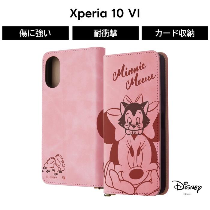 Xperia 10 VI ケース ミニー ディズニー 手帳型 Xperia10VI SO-52E