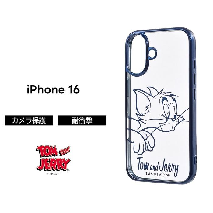 iPhone 16 ケース トムとジェリー クリア iPhone16 アイフォン16