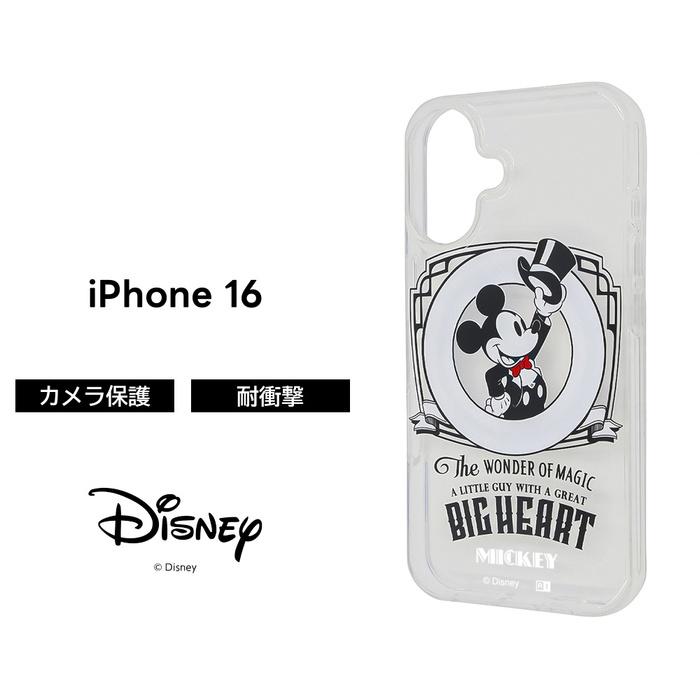 iPhone 16 ケース MagSafe対応 キャラクター ミッキー iPhone16