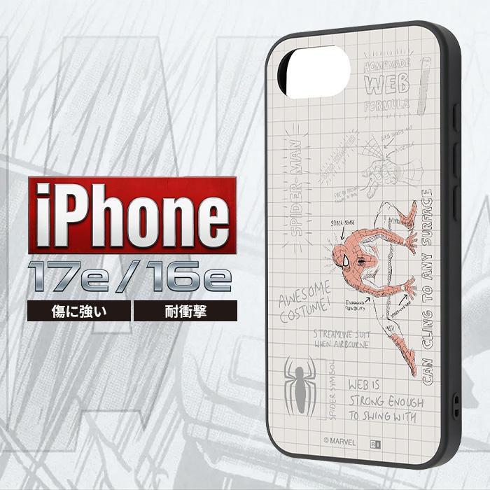 iPhone17e ケース キャラクター スパイダーマン iPhone16e アイフォン