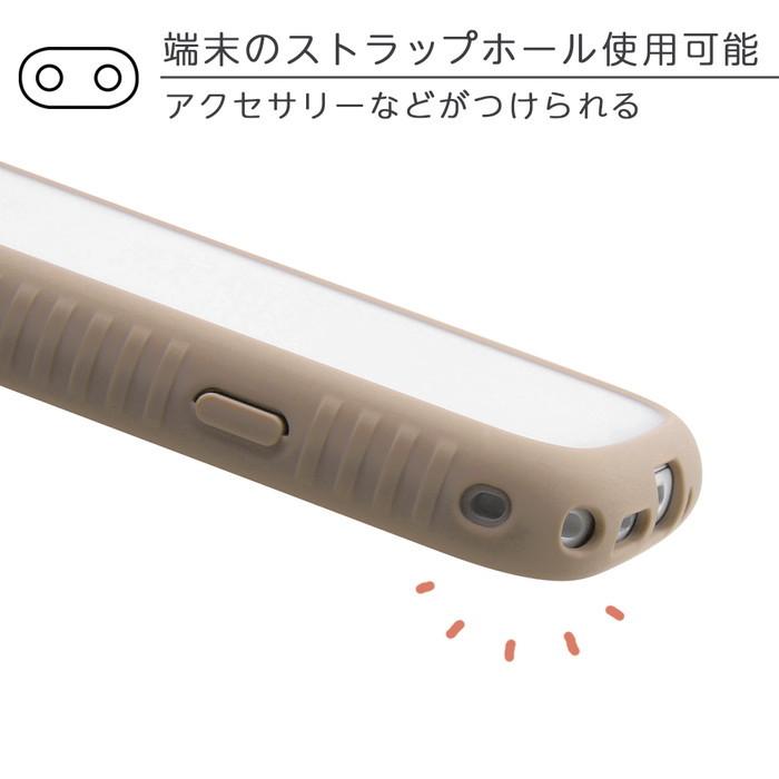 らくらくスマートフォン F52B カバー ケース 耐衝撃 衝撃に強い 保護 傷に強い シンプル マット 半透明 指紋 つかない くすみカラー ハード ソフト ベージュ｜t-mall-tfn｜07