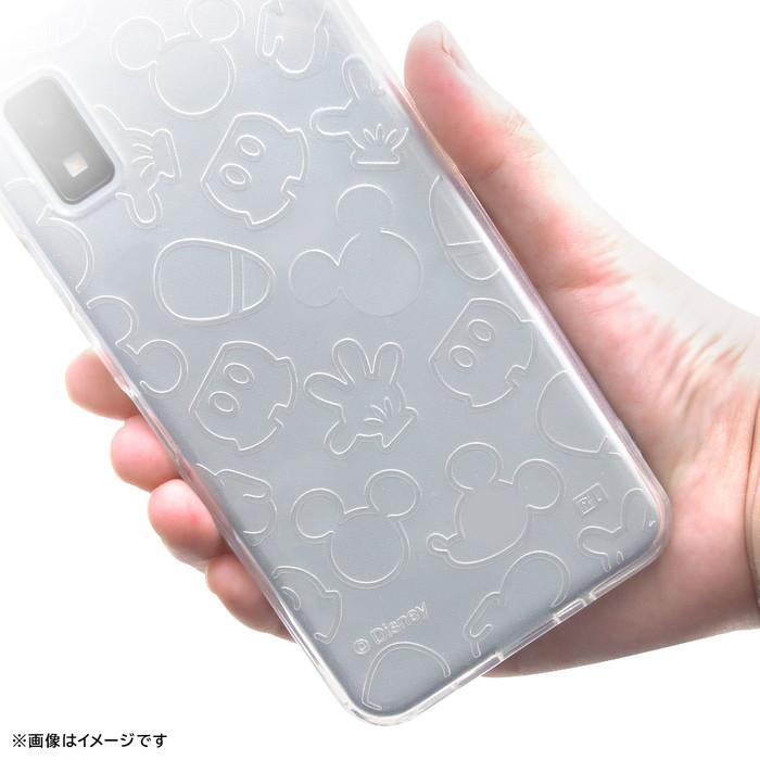 ミッキー AQUOS wish3 ケース クリア ラメ キラキラ アクオスウィッシュ3 docomo SH-53D A302SH AQUOSwish3 透明 カバー ソフト スマホカバー スマホケース｜t-mall-tfn｜05