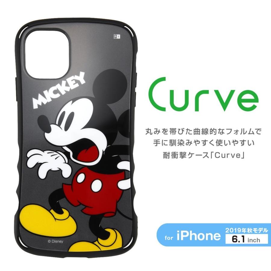 Disney（ディズニー） iPhone11 Pro ケース 耐衝撃 Curve ミッキー