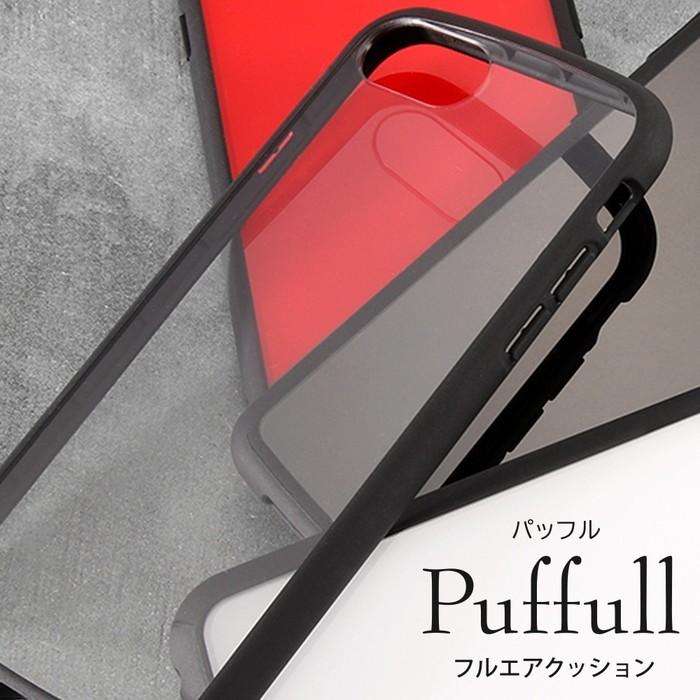 iPhone SE3 SE2 8 7 6s 6 第3世代 第2世代 カバー ケース 耐衝撃 保護 傷に強い シンプル 透明 かわいい くすみカラー ハード ソフト Puffull クリア｜t-mall-tfn｜02