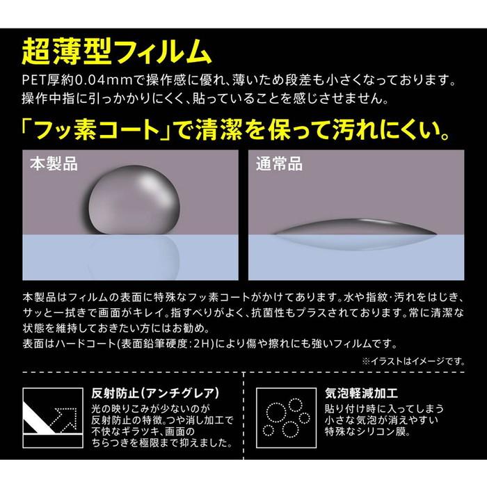 iPhone12 mini 液晶保護フィルム さらさら サラサラ アンチグレア ノングレア 反射防止 マット 薄い 薄型 日本製 光沢なし 干渉しない スマホフィルム｜t-mall-tfn｜04