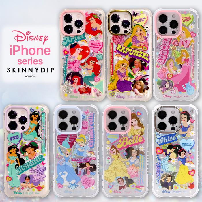 スキニーディップ　プラザ先行　ディズニープリンセス　ベル　iPhone16 iPhone13/14/15/16シリーズ用 ケース Drop3 ベル 美女と野獣