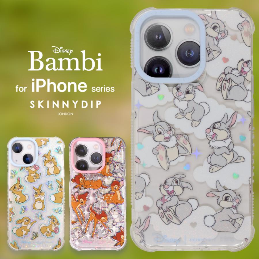 iPhone16 ケース ディズニー バンビ とんすけ かわいい SKINNYDIP