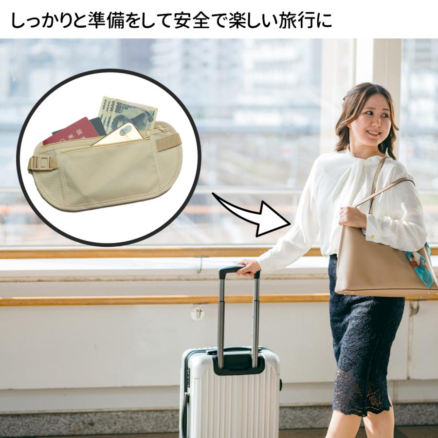 シークレットポーチ 旅行 トラベル ポーチ 海外旅行 セキュリティ