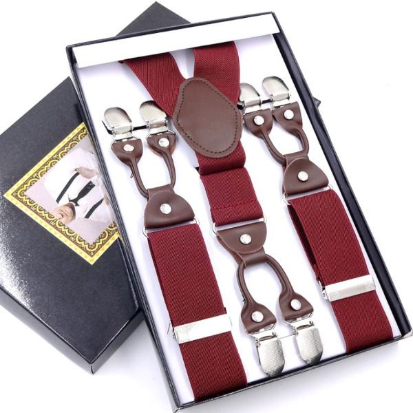 サスペンダー メンズ おしゃれ 35mm 金具 太め フォーマル カジュアル