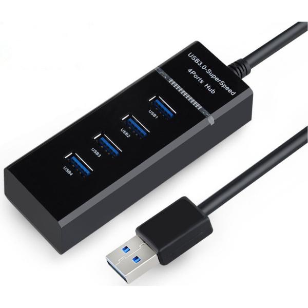 Usbハブ ４ポート Usb3 0 Hub 高速ハブ 増設 ハブ 拡張 Usbポート 5gbps 電源 ハブポート 30cm 周辺機器 軽量 高速 07 T Mart 通販 Yahoo ショッピング