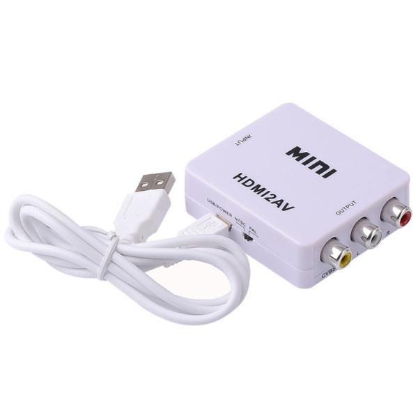 HDMI RCA 変換器 切替器 変換 コンポジット HDMI2AV HDMI to RCA変換アダプタ ダウンコンバーター アナログ端子 テレビ AVケーブル｜t-martshop｜03