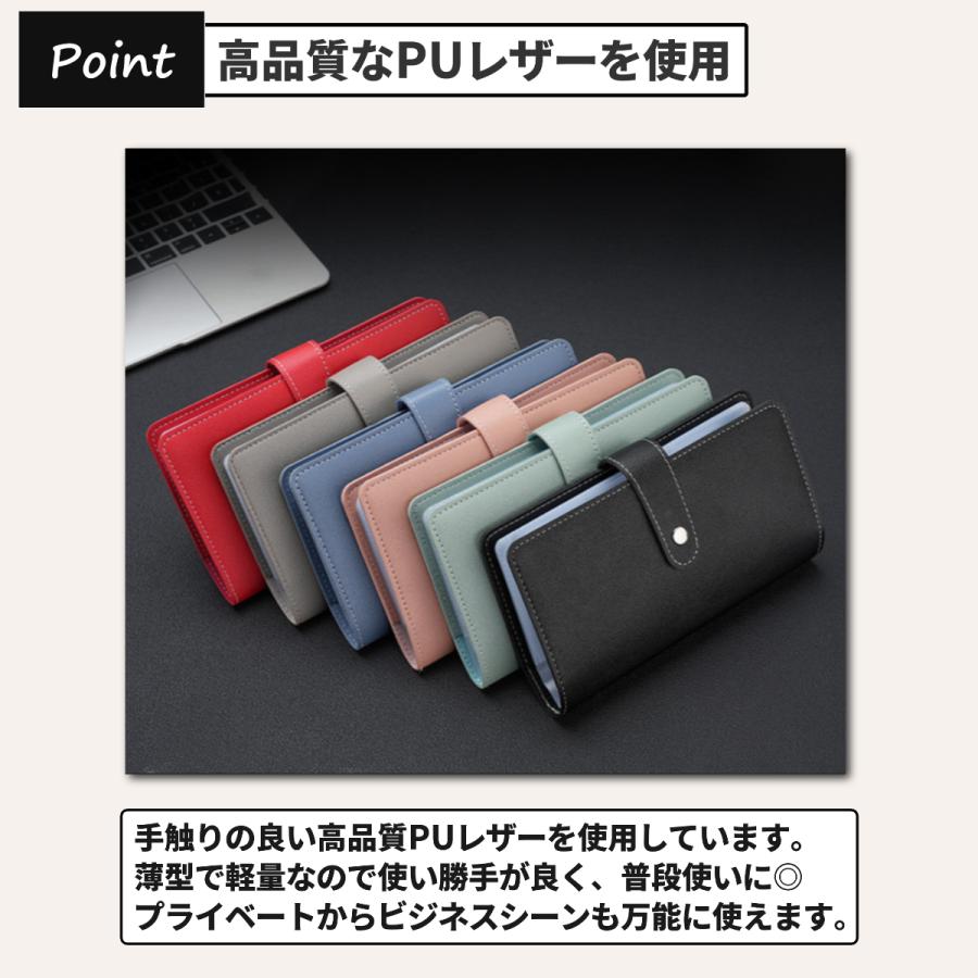 カードケース カードホルダー 大容量 96枚 薄型 軽量 メンズ