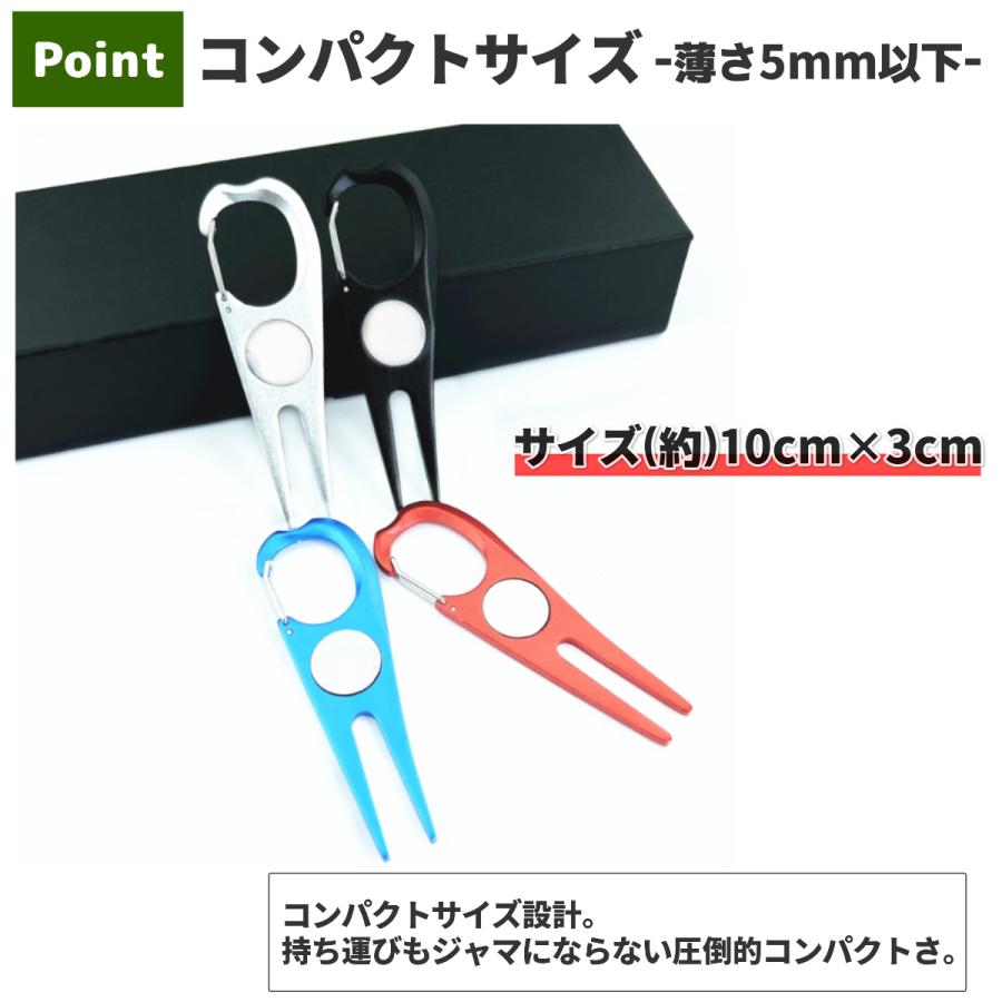 グリーンフォーク ゴルフ マーカー カラビナ シンプル