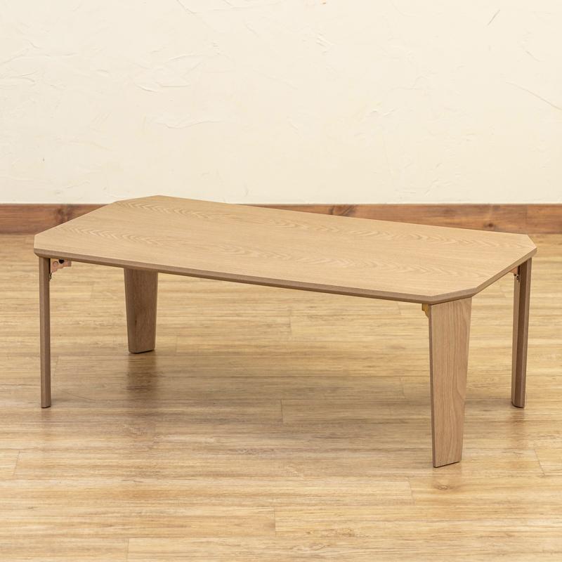 ★新品未使用★ 折脚テーブル PARKER 90×50 （ナチュラル） サカベ PARKER 折脚テーブル 90×50 BR/MWH/NA/VBR/WH : T-MYZ