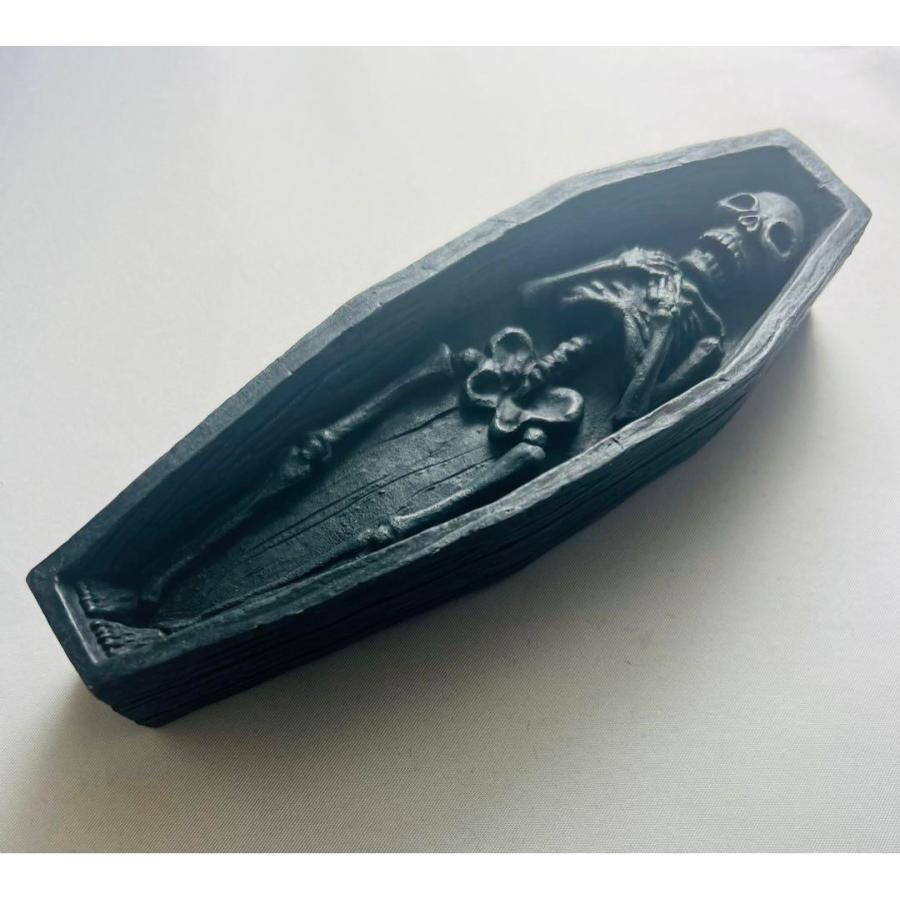 ガイコツ 棺桶モチーフお香立て お香 グッズ ドクロ おしゃれ カッコイイ | 