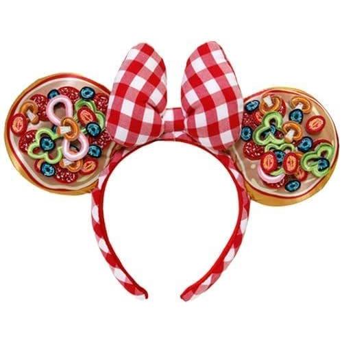 大人気商品 ディズニー ミニーマウスのピザデザイン カチューシャ ディズニーランド限定 お土産 Materialworldblog Com