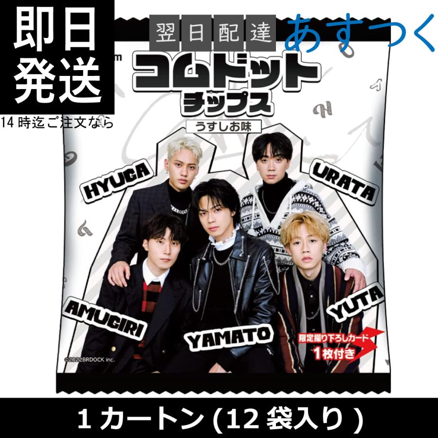 完璧 eStream 12袋入り 1カートン うすしお味 コムドットチップス アイドルグッズ