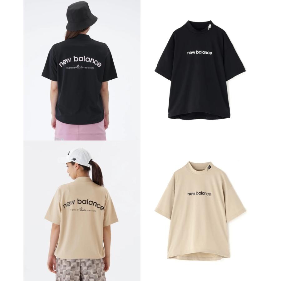サイズ：1 NEW BALANCE GOLF ニューバランス 2023年モデル ハイネック 半袖Tシャツ  ブラウン系 [240101494585] ゴルフウェア レディース ストスト NEW BALANCE GOLF ニューバランス 2023年モデル ハイネック 半袖