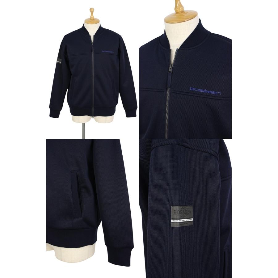 ブルゾン メンズ ロサーセン ROSASEN 2023 秋冬 新作 ゴルフウェア 044-59012 ブルゾン ROSASEN 撥水 防風 保温 裏フリース