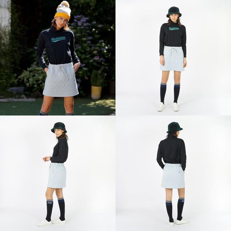 SALE/55%OFF】 新品ロサーセン レディース ゴルフウェア ワンピース ブラック L ロサーセン レディース ワンピース ☆美品☆