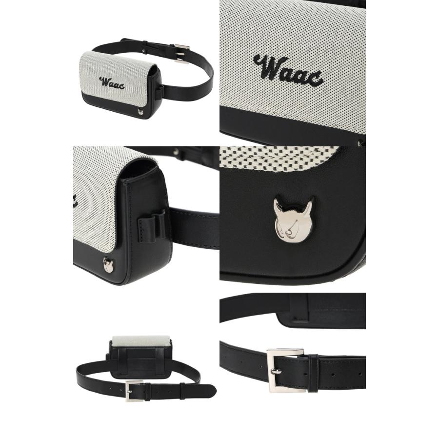 【即発送】WAAC ワック ベルトポーチ ゴルフ バック ウエストポーチ ウエストポーチ UNISEX WAACシグネチャーベルトポーチ メンズ