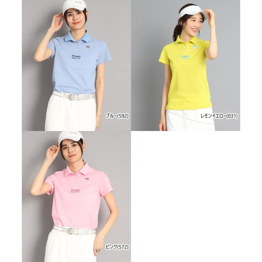 adabat 【50％OFFセール】半袖ポロシャツ レディース アダバット